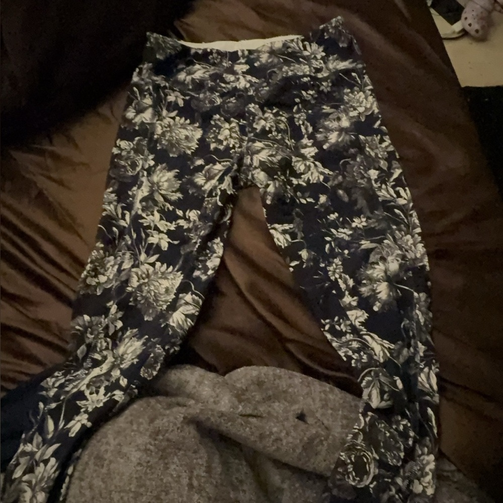 Floral Print Pants